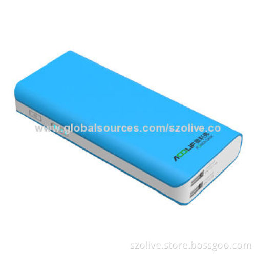 2014 Hot New Product Dual-USB Portable Power Bank with 8,800/10,400mAh Battery Capacity
